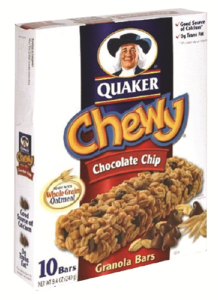 quaker chewy bars
